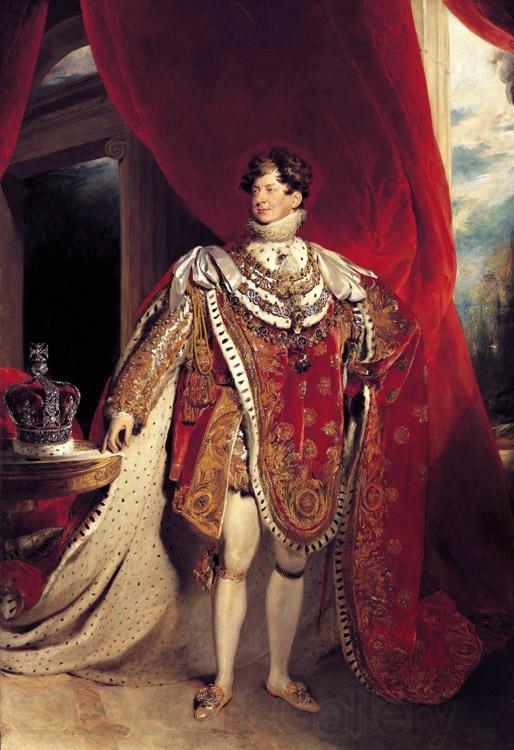 Sir Thomas Lawrence George IV (mk25) Spain oil painting art